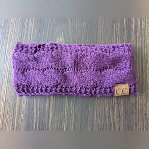 C.C Purple Knit Headband